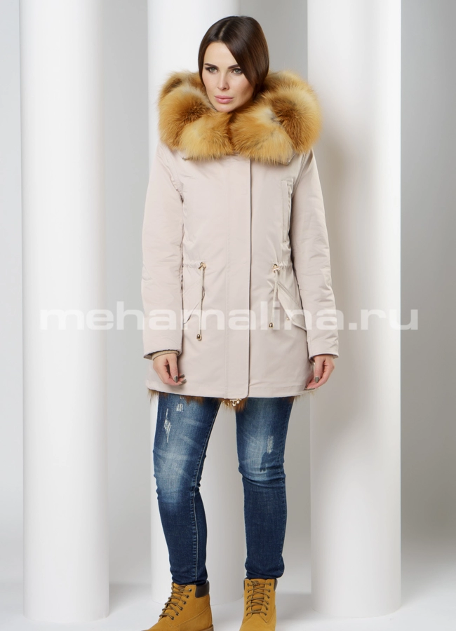 Меховая парка модель № П-307 в рассрочку