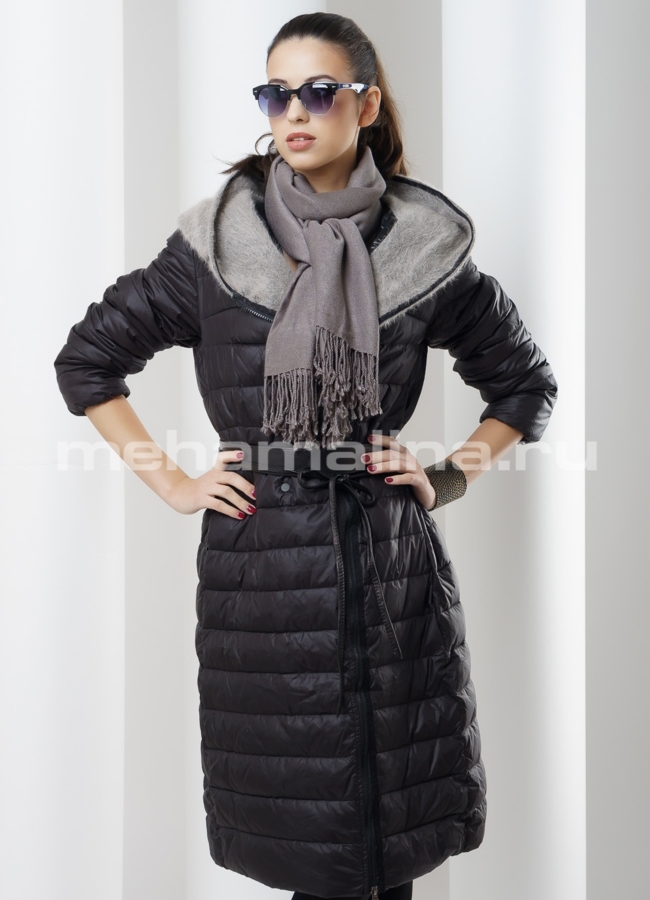 Пуховик с капюшоном модель № П-69 универмаг малина