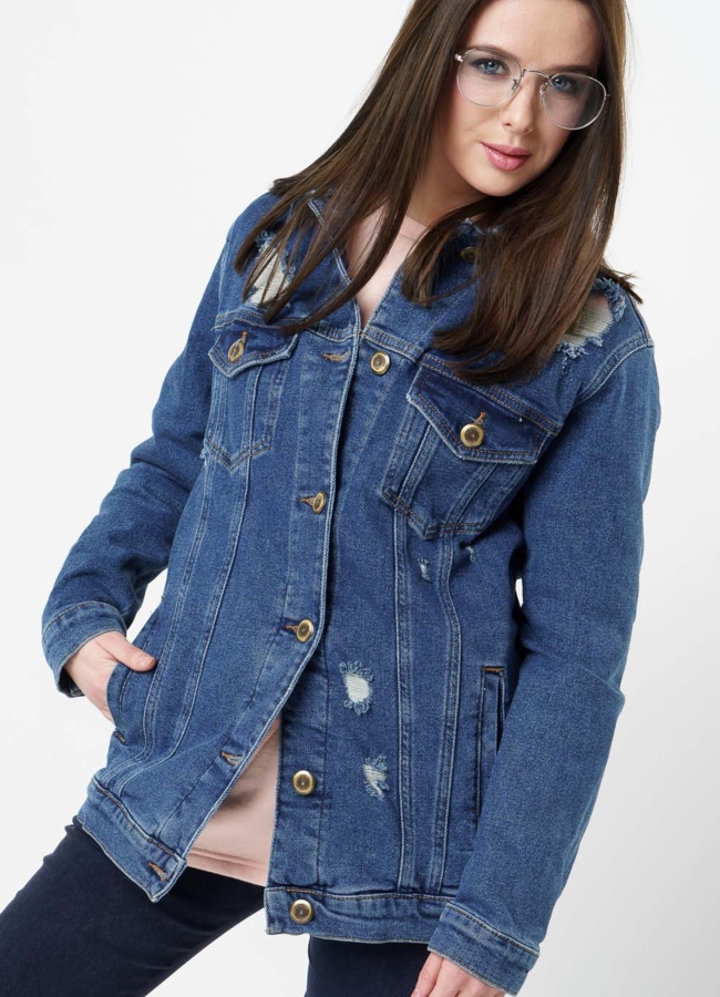 Куртка джинсовая  модель № 362 универмаг малина