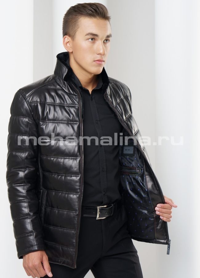 Пуховик на молнии модель № ПМ-65 универмаг малина