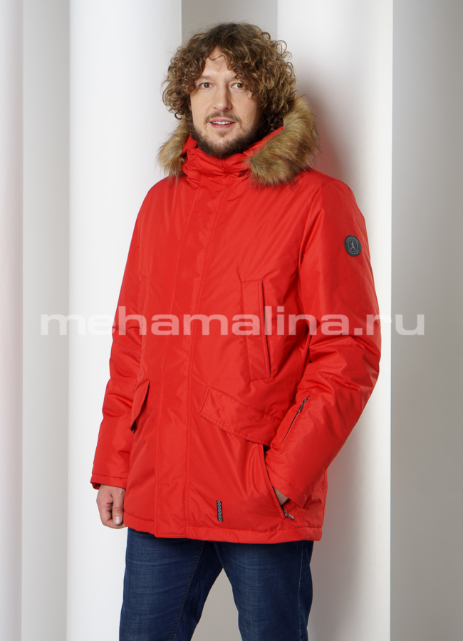 Куртка с климат-контролем, цвет красный модель № KM-81 универмаг малина