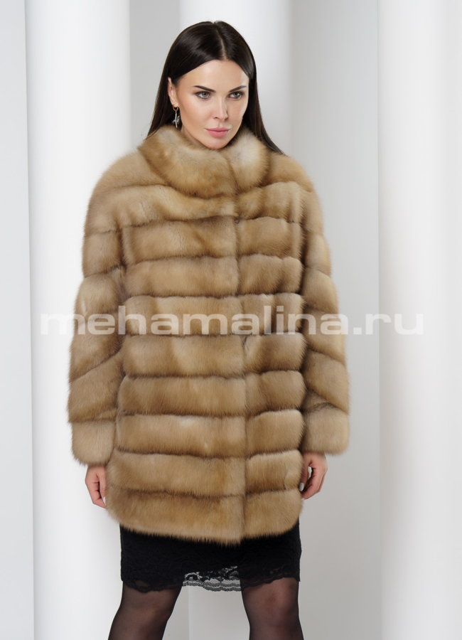 фото Шуба из куницы модель № S-722