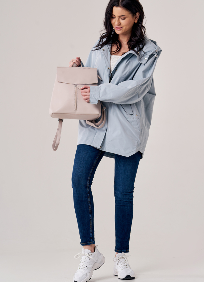 Рюкзак женский из эко кожи розового цвета модель № ZR 9994 в кредит