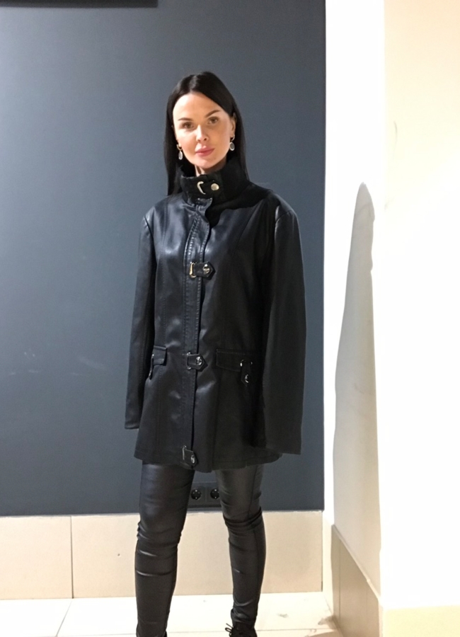 Куртка из эко кожи  модель № 2025 в рассрочку