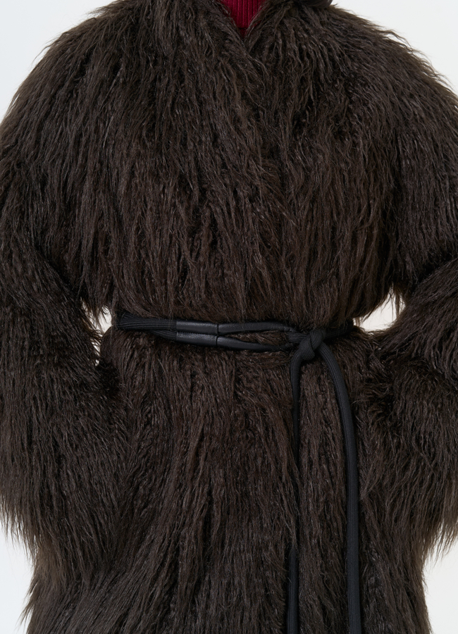 Женская шуба из эко меха коричневого цвета модель № 31530 универмаг малина Женская шуба из эко меха коричневого цвета модель № 31530 универмаг малина