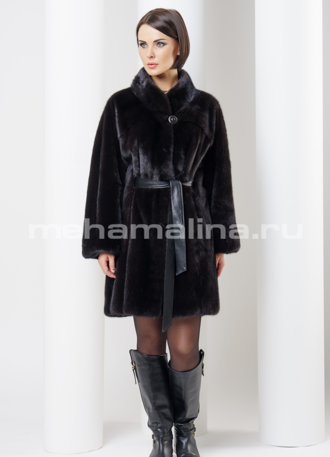 Шуба из скандинавской норки модель № S-455 в кредит