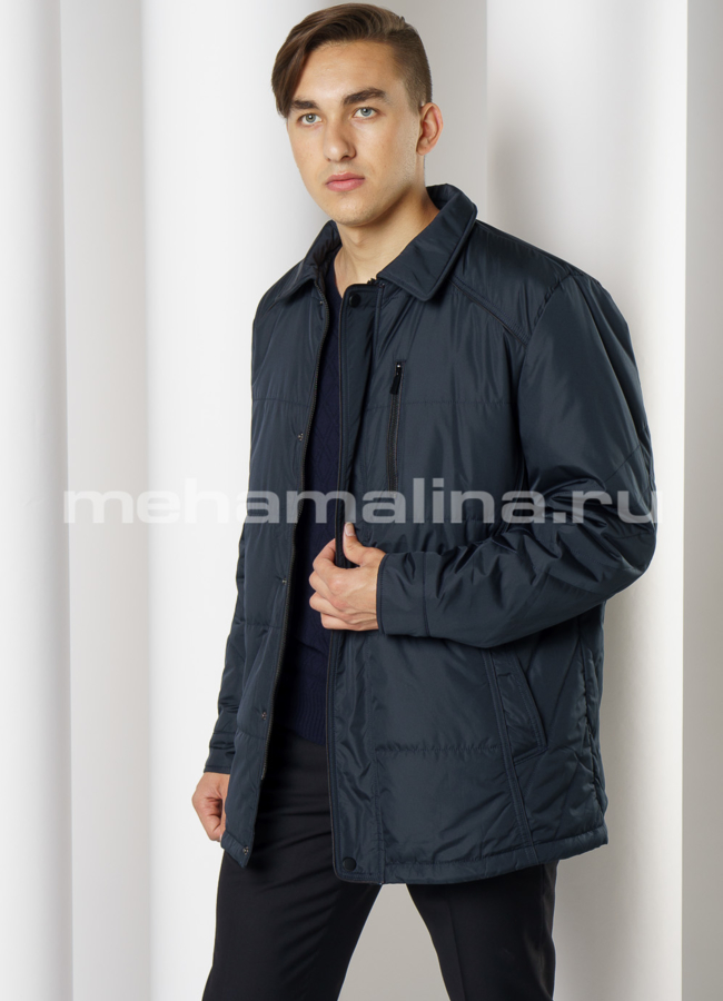 Утепленная куртка с отложным воротником модель № 1921 универмаг малина Утепленная куртка с отложным воротником модель № 1921 универмаг малина