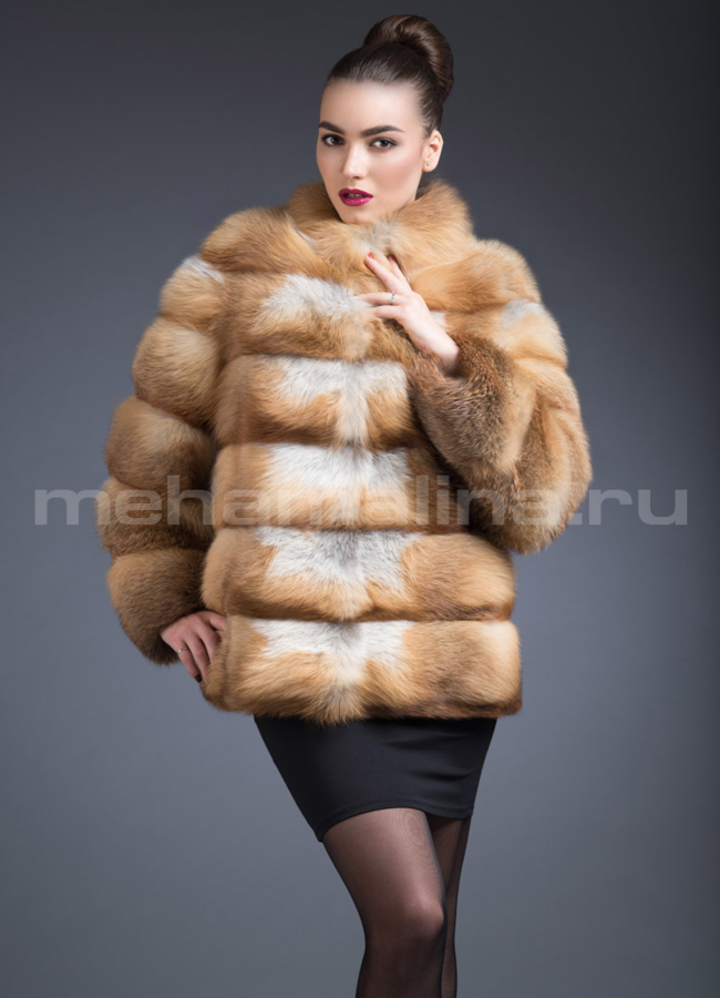 Шуба из лисы 