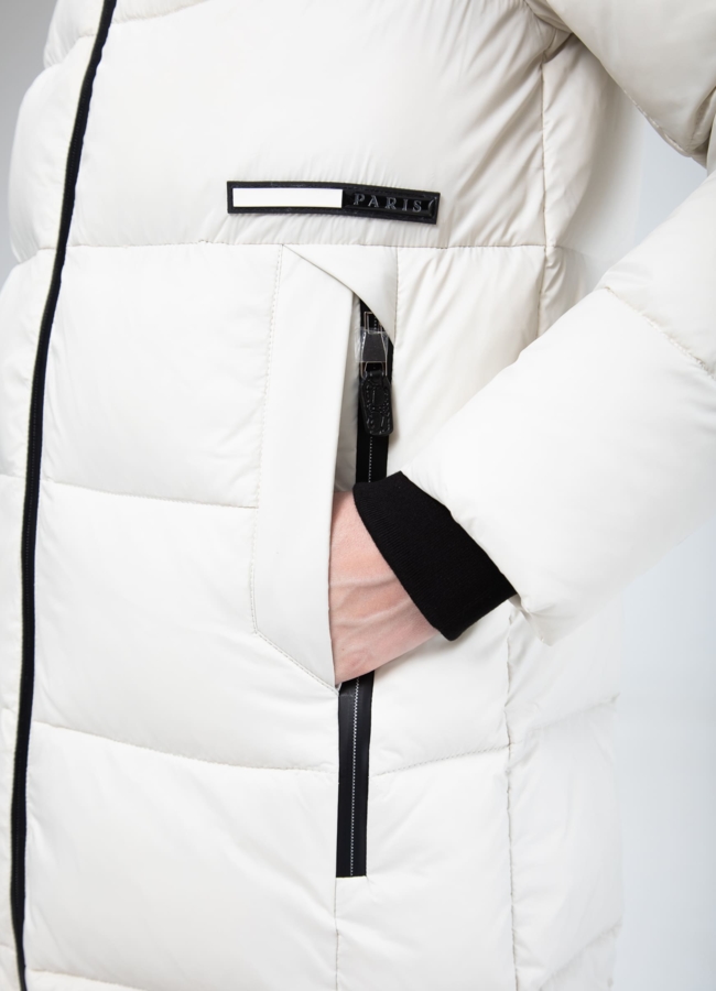 Пуховик женский  модель № 25801 универмаг малина