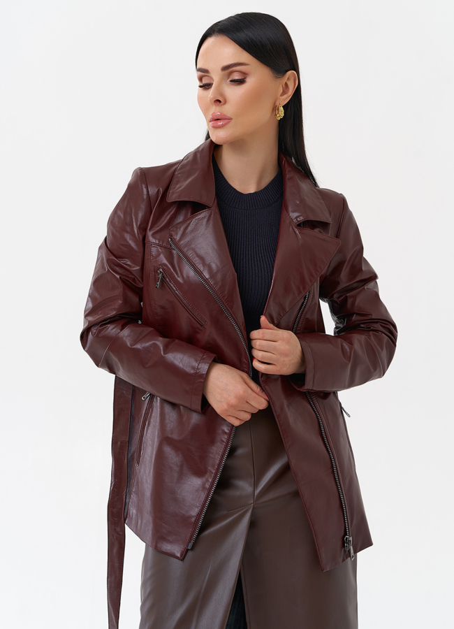 Куртка женская бордового цвета модель № 80219 универмаг малина Куртка женская бордового цвета модель № 80219 универмаг малина