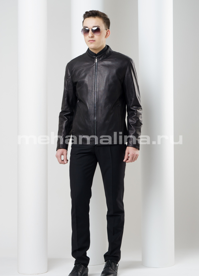 Кожаная куртка модель № KP-178 в рассрочку