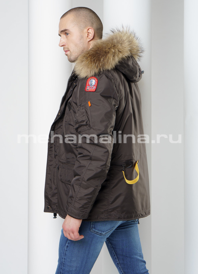 Пуховик мужской с капюшоном модель № KM-34 универмаг малина