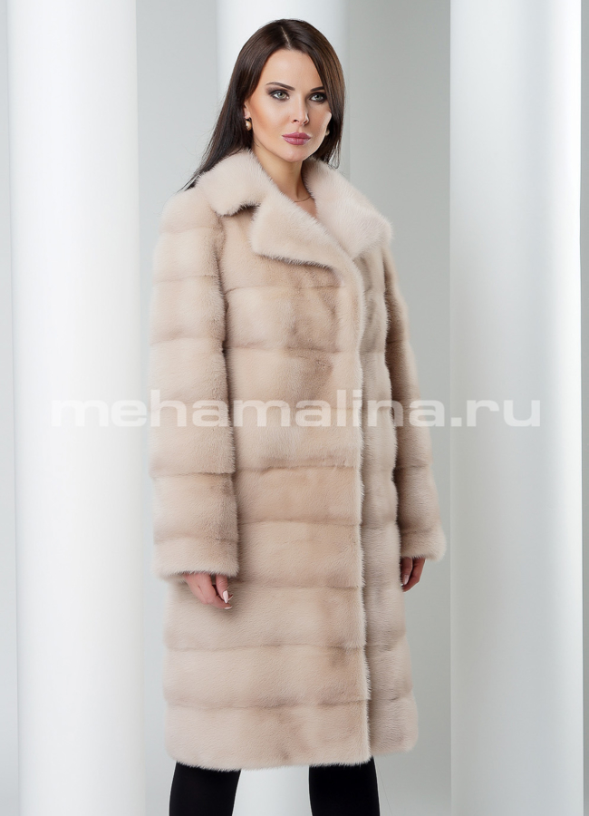 Шуба из норки модель № S-497 универмаг малина