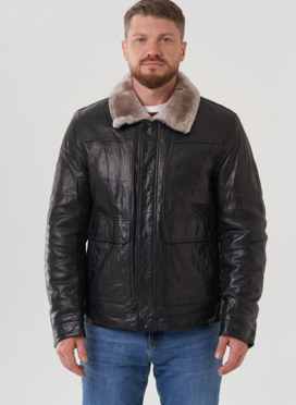 Куртка мужская из натуральной кожи 