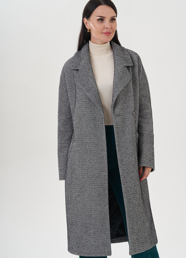  Женское ворсовое пальто  модель № 82088 в кредит