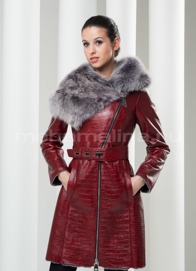 фото Дубленка на молнии модель № D-91 фото Дубленка на молнии модель № D-91