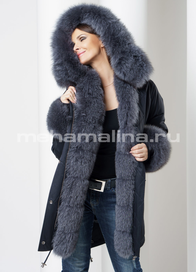 Женская парка модель № П-166 универмаг малина