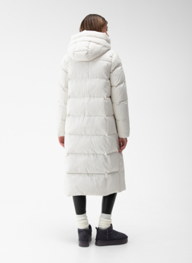 Женский пуховик с капюшоном 