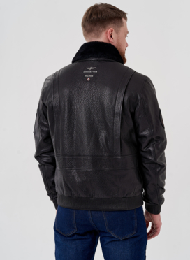 Мужская куртка - пилот из натуральной кожи