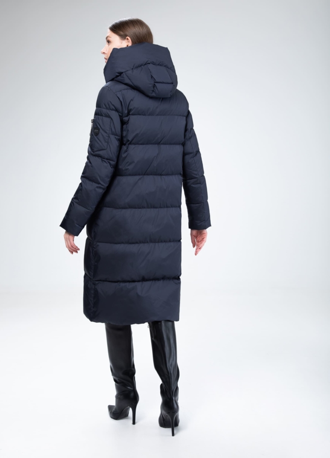 Пуховик женский с капюшоном  модель № 25797 в рассрочку