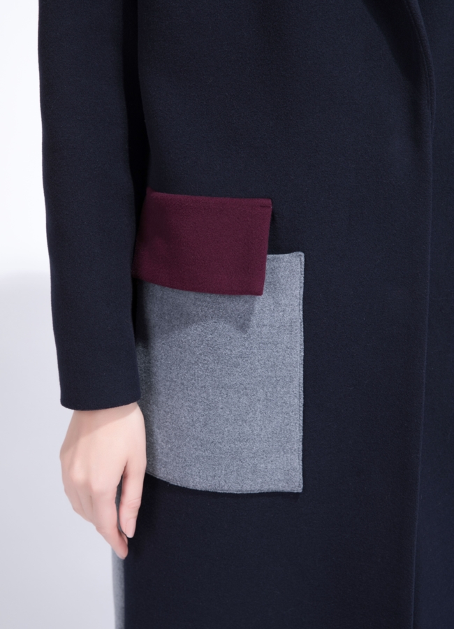 Удлиненное женское пальто модель № 7038/4 в кредит