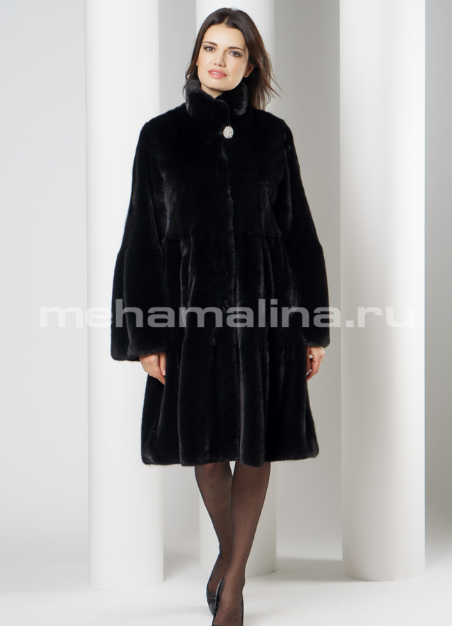 Шуба из греческой норки модель № S-645 универмаг малина
