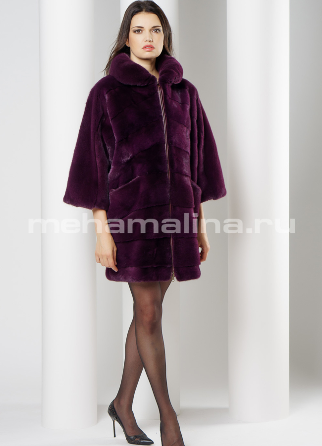 Норковая шуба модель № S-651 в рассрочку