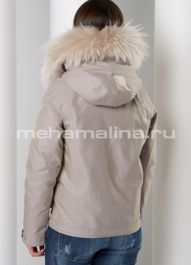 Укороченная парка модель № П-309 в кредит