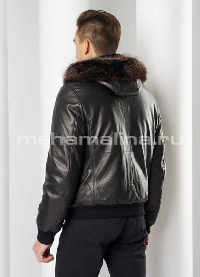 Пуховик зимний c капюшоном модель № ПМ-102 в рассрочку