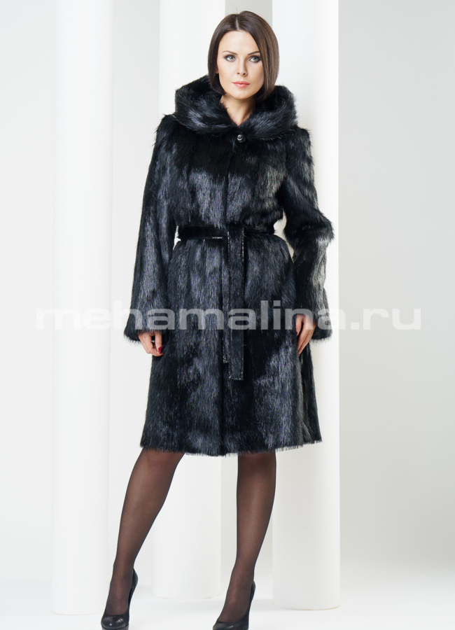 Шуба из нутрии 