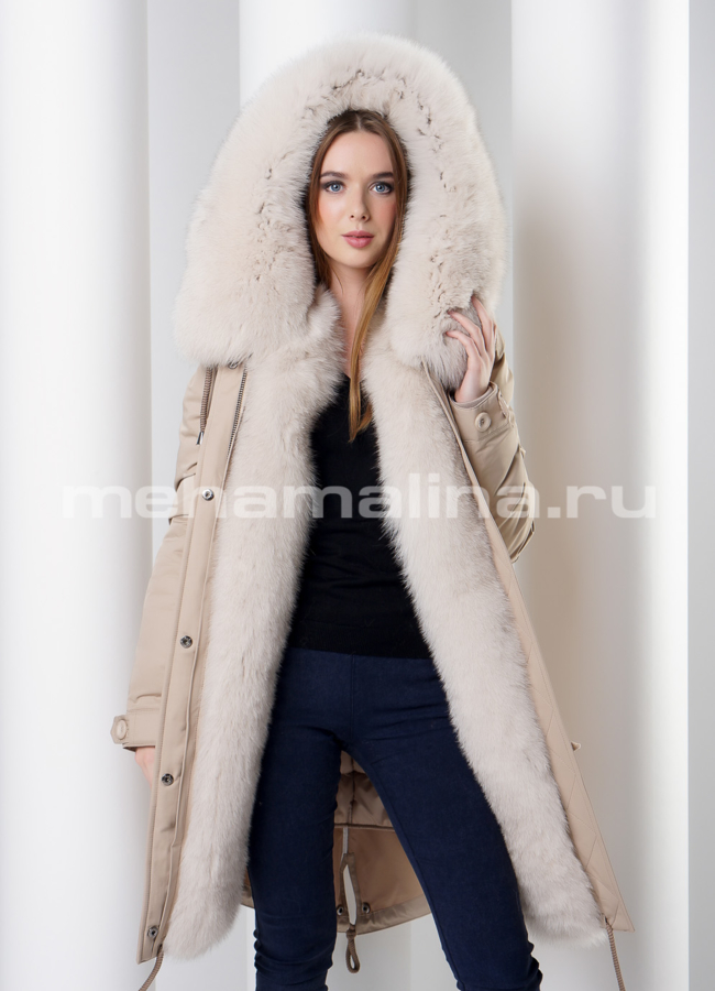 Парка Malina siberian wear модель № П-284 меха малина