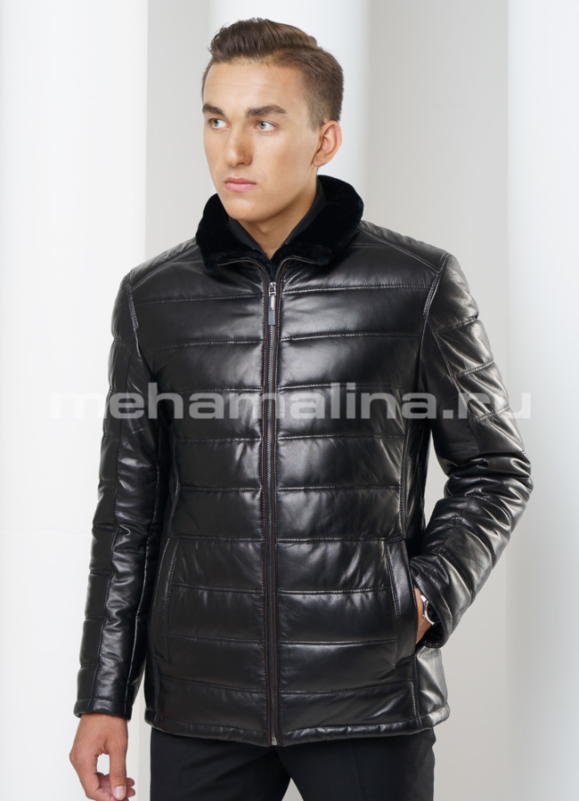 Пуховик на молнии модель № ПМ-65 универмаг малина