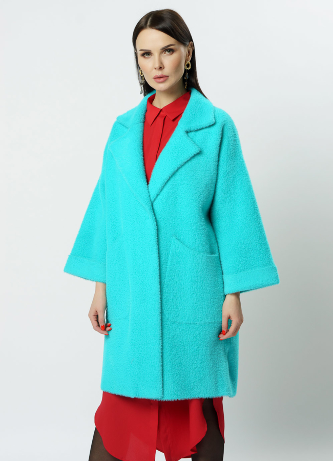 Кардиган в бирюзовом цвете модель № 990 универмаг малина