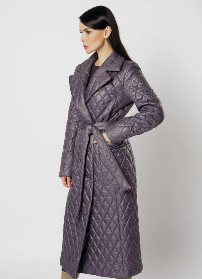 Женское пальто из плащевой ткани модель № 17785 в рассрочку