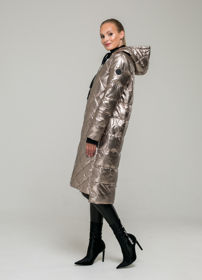 Стеганный пуховик ODRI модель № П-243 в кредит