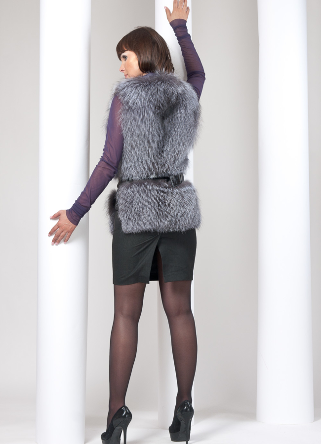 Меховая жилетка модель № M-3 в кредит Меховая жилетка модель № M-3 в кредит