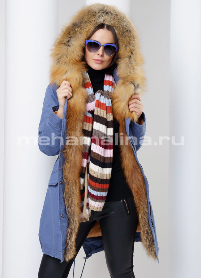 Женская парка модель № П-99 универмаг малина