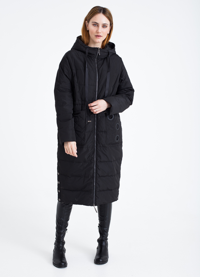 Куртка модель № 7529 меха малина