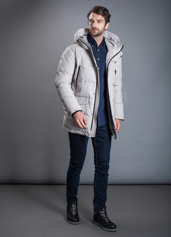 Пуховик мужской модель № КМ-64 универмаг малина