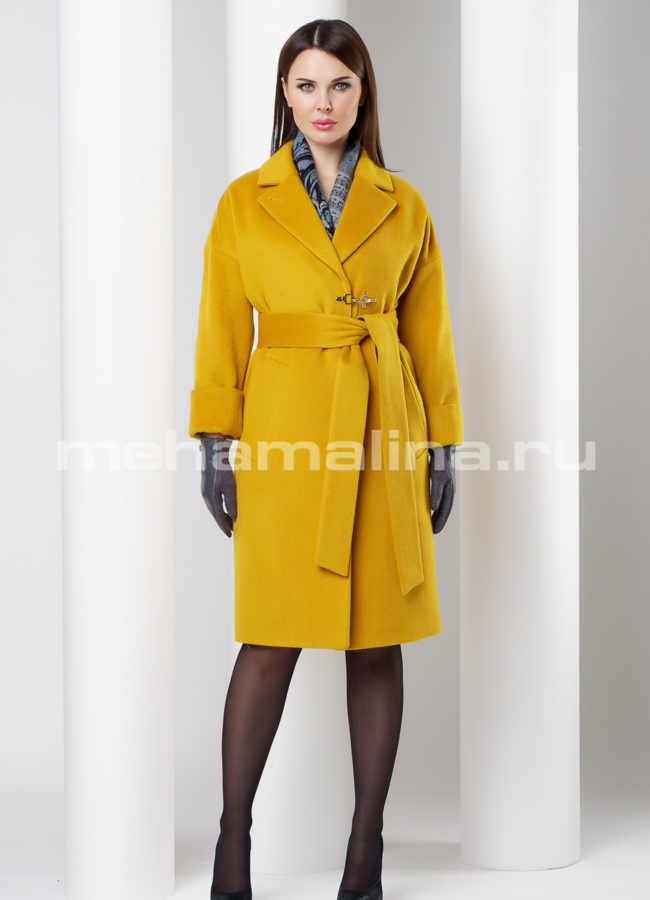 Прямое пальто модель № BP-135 в рассрочку