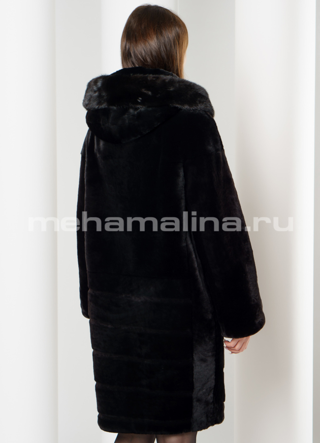 Шуба из мутона модель № S-610 в рассрочку
