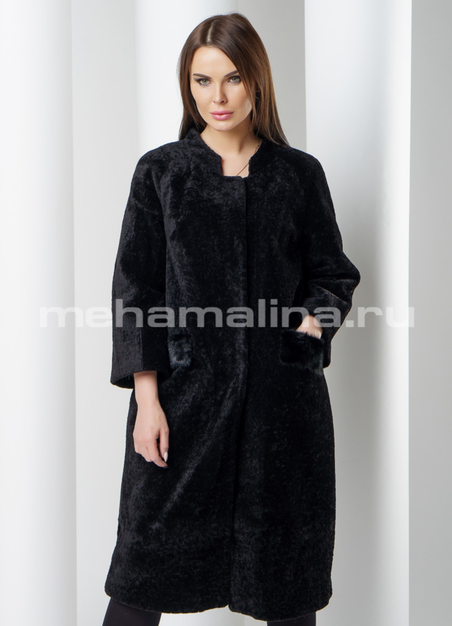 Пальто меховое модель № K-396 универмаг малина
