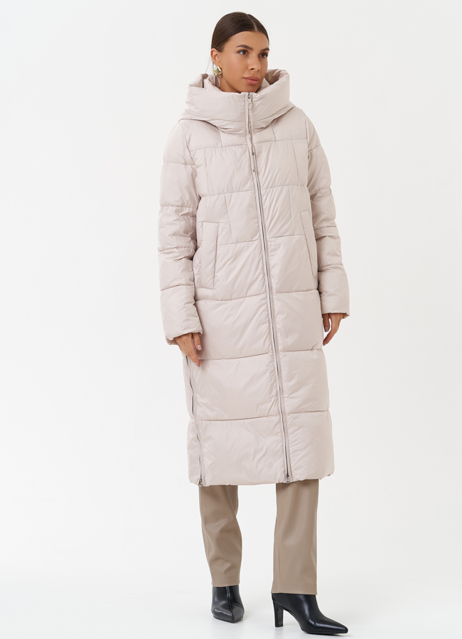 Женский пуховик с капюшоном модель № 28508 в рассрочку