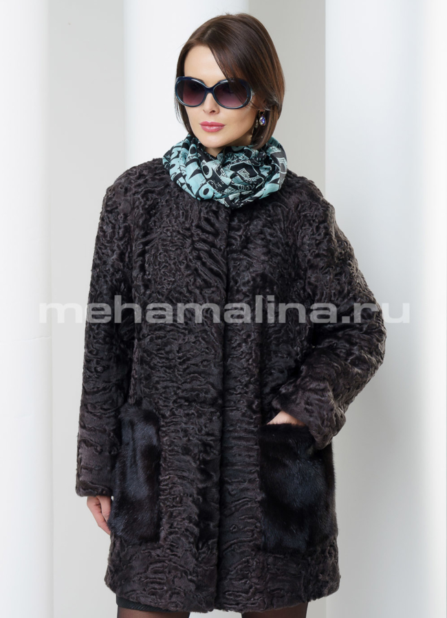 фото Шуба каракуль модель № S-476