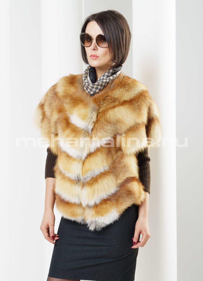 фото Жакет из лисы  модель № M-48