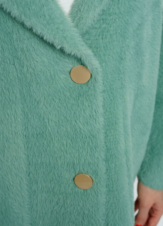 Женский кардиган в мятном цвете модель № 992 в рассрочку