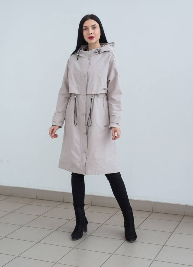 Парка женская с капюшоном  модель № 22768 в кредит