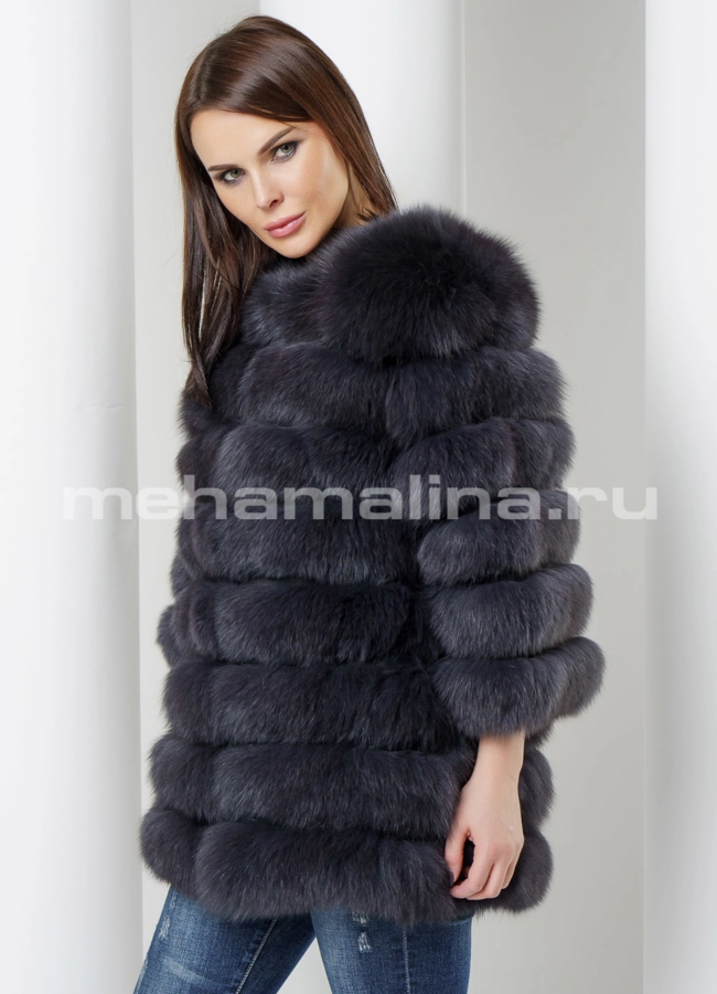 Жакет из песца модель № M-140 универмаг малина