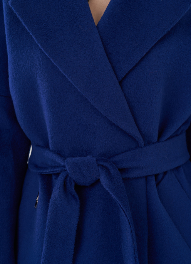 Женское пальто с английским воротником   модель № 82084 универмаг малина