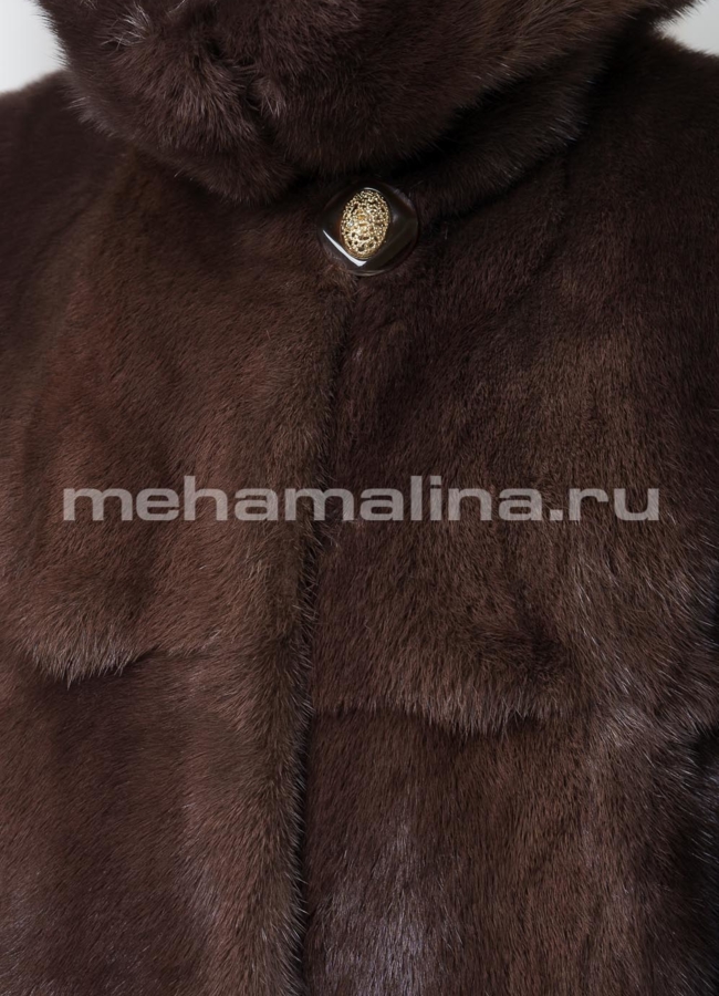 Норковая шуба модель № S-568/1 универмаг малина